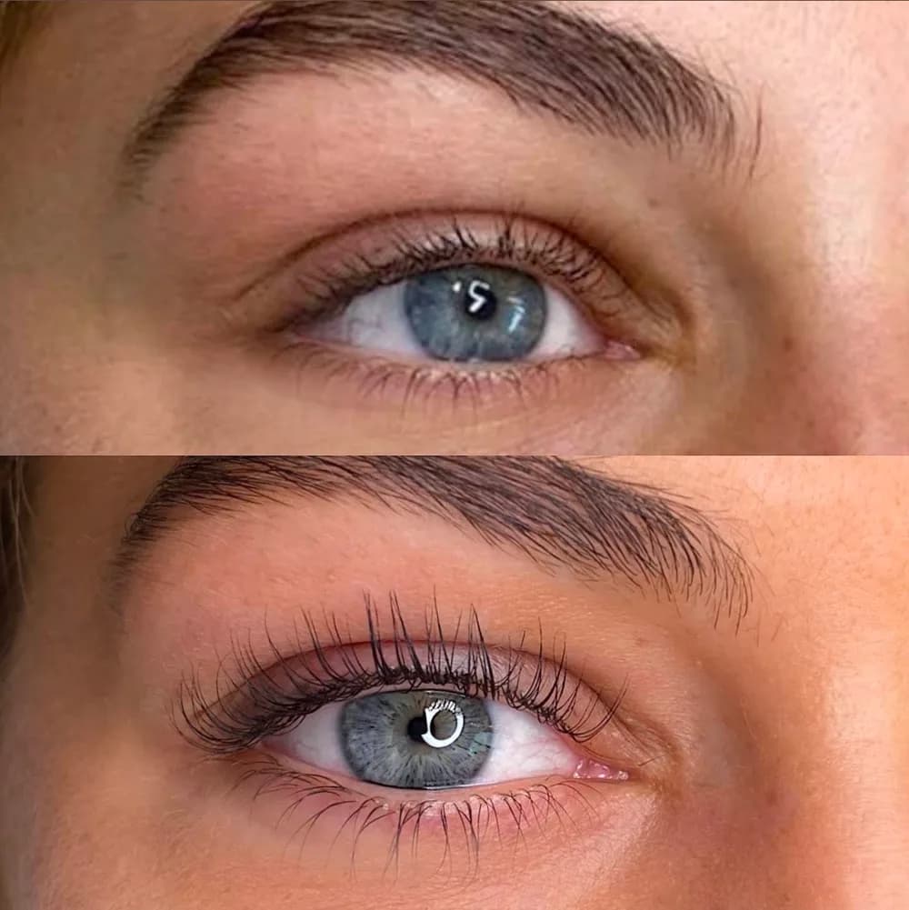 Microblading før og etter resultat – naturlige hårstreke-bryn hos SOMI Klinikken Sandnes